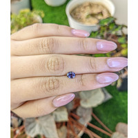0.63 Ct. Violet Spinel from Ceylon (Sri Lanka) Life Style