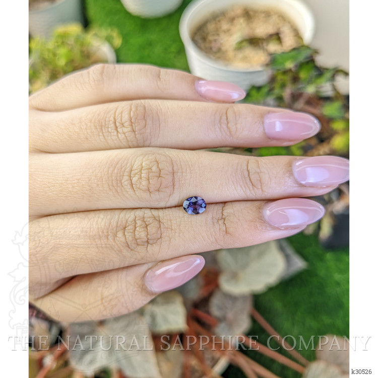 0.63 Ct. Violet Spinel from Ceylon (Sri Lanka)