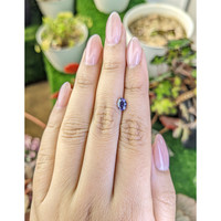0.66 Ct. Pinkish Purple Spinel from Ceylon (Sri Lanka) Life Style
