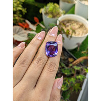 17.84 Ct. Purple Amethyst from Brazil Life Style