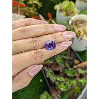 6.31 Ct. Purple Amethyst from Brazil Life Style