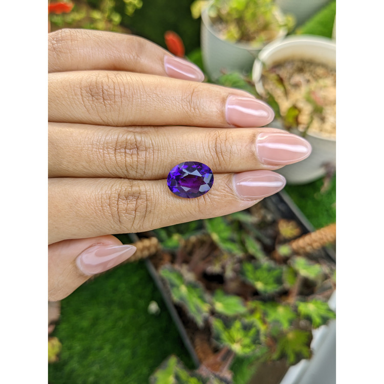 5.85 Ct. Purple Amethyst from Brazil
