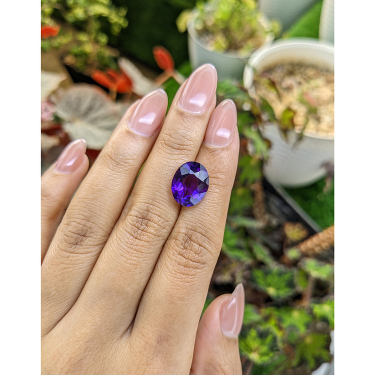 5.85 Ct. Purple Amethyst from Brazil