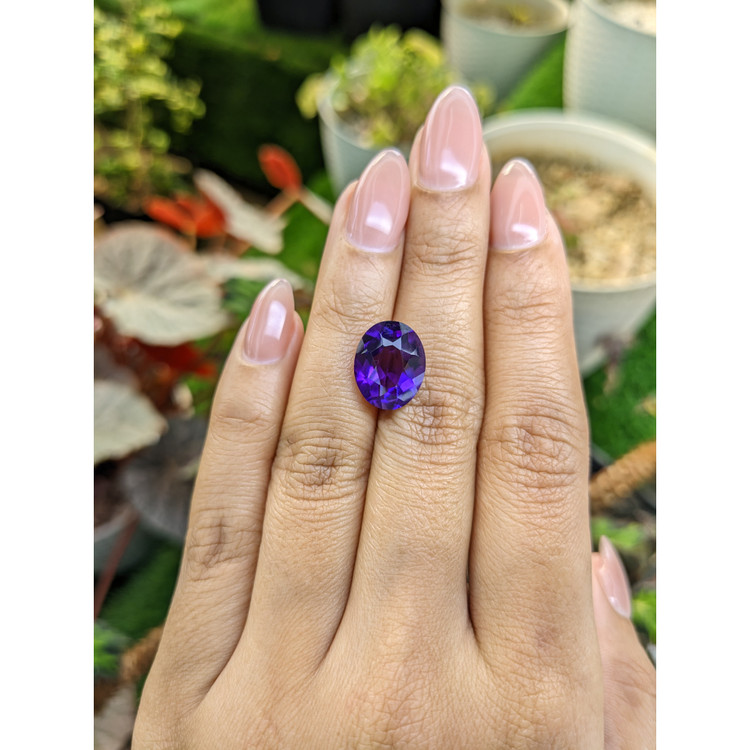 5.85 Ct. Purple Amethyst from Brazil