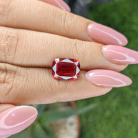 4.04 Ct. Red Spinel from Tanzania Life Style