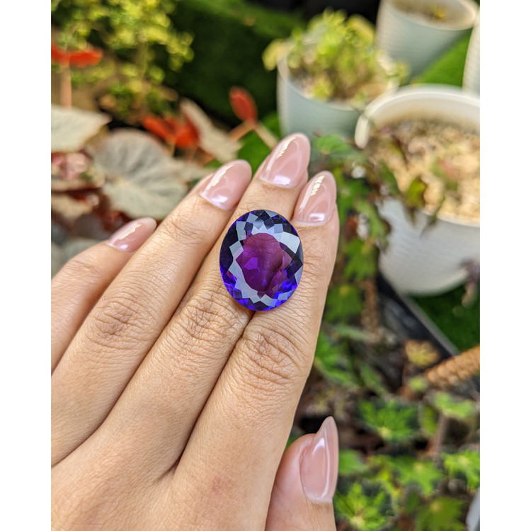 20.88 Ct. Purple Amethyst from Brazil