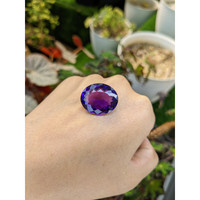 20.88 Ct. Purple Amethyst from Brazil Life Style