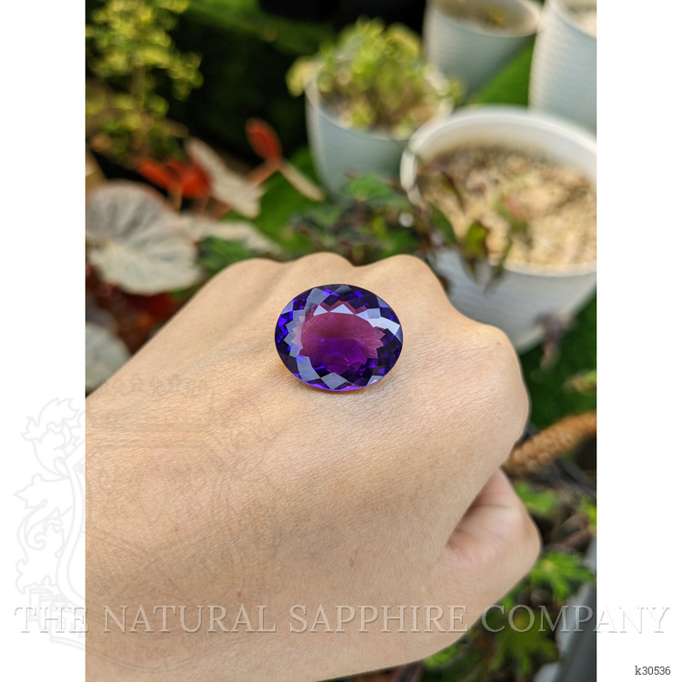 20.88 Ct. Purple Amethyst from Brazil