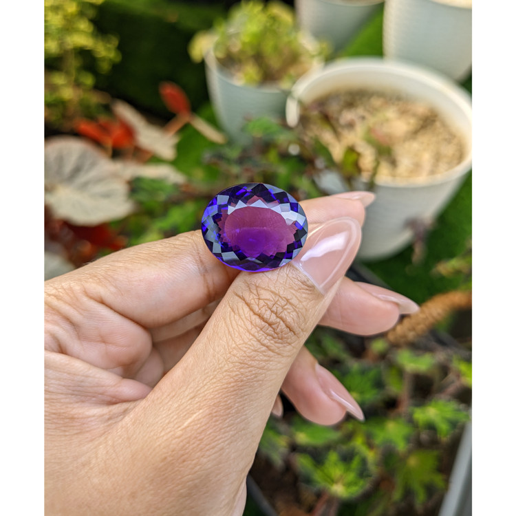 20.88 Ct. Purple Amethyst from Brazil