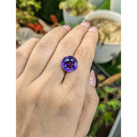 6.75 Ct. Purple Amethyst from Brazil Life Style