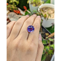6.79 Ct. Purple Amethyst from Brazil Life Style