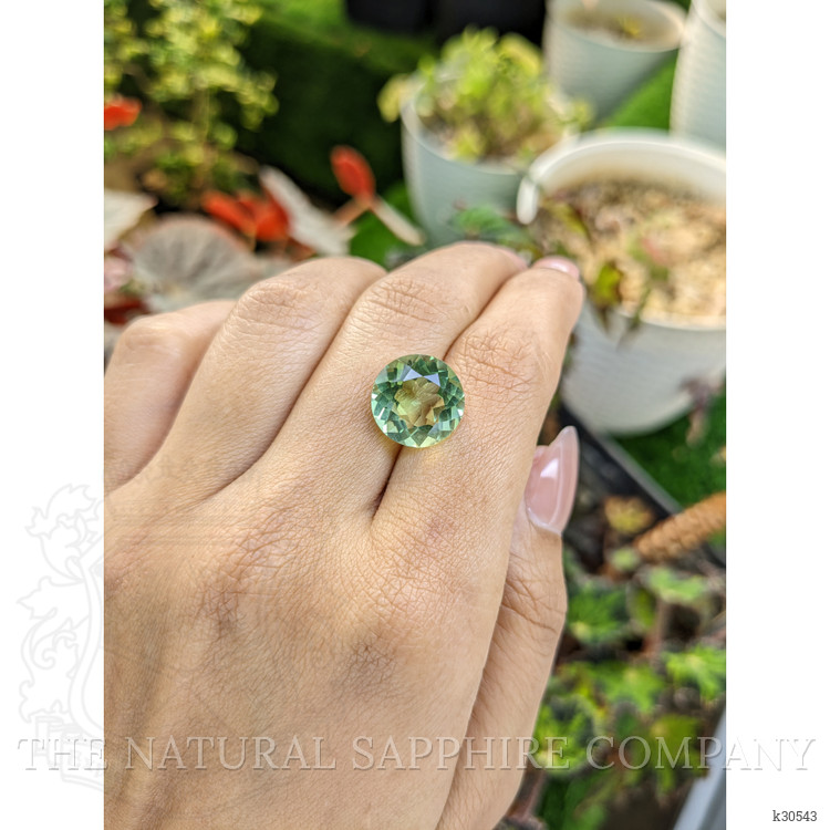 6.85 Ct. Yellowish Green Prasiolite from Brazil