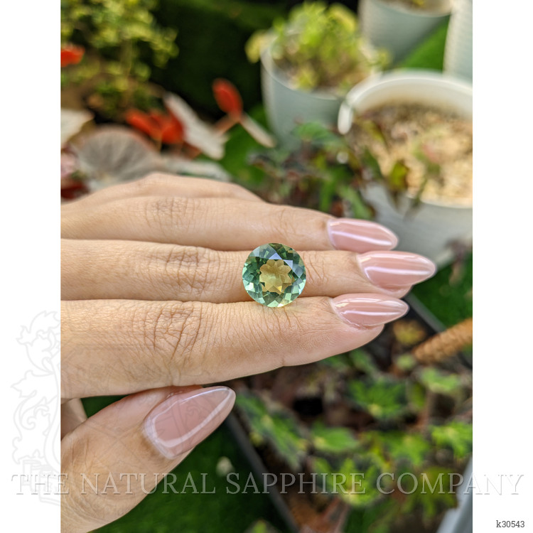 6.85 Ct. Yellowish Green Prasiolite from Brazil