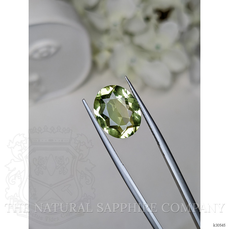 6.00 Ct. Yellowish Green Prasiolite from Brazil