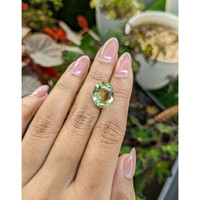 6.00 Ct. Yellowish Green Prasiolite from Brazil Life Style