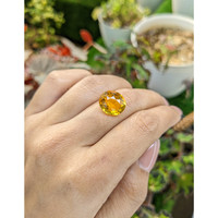 6.30 Ct. Yellow Citrine from Brazil Life Style