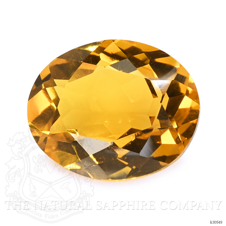 5.10 Ct. Orangish Yellow Citrine from Brazil