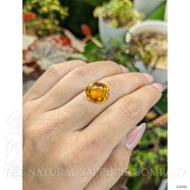 5.10 Ct. Orangish Yellow Citrine from Brazil