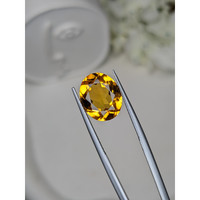 5.10 Ct. Orangish Yellow Citrine from Brazil Life Style