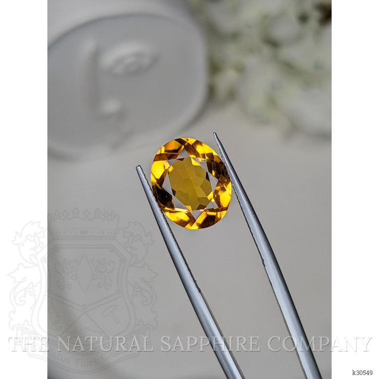 5.10 Ct. Orangish Yellow Citrine from Brazil
