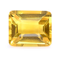 5.94 Ct.Tw. Emerald Cut Citrine