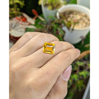 5.94 Ct. Yellow Citrine from Brazil Life Style