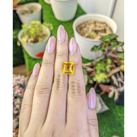 5.83 Ct. Yellow Citrine from Brazil Life Style