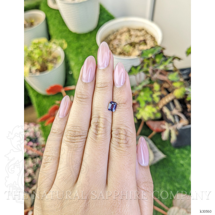 0.87 Ct. Purple Spinel from Ceylon (Sri Lanka)