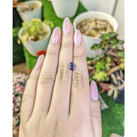 1.03 Ct. Purple Spinel from Ceylon (Sri Lanka) Life Style