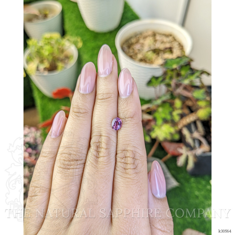 0.80 Ct. Pinkish Purple Spinel from Ceylon (Sri Lanka)