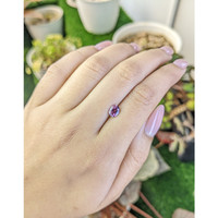 0.80 Ct. Pinkish Purple Spinel from Ceylon (Sri Lanka) Life Style