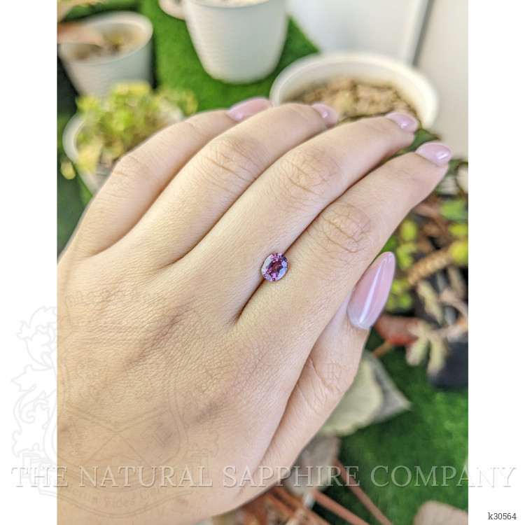 0.80 Ct. Pinkish Purple Spinel from Ceylon (Sri Lanka)