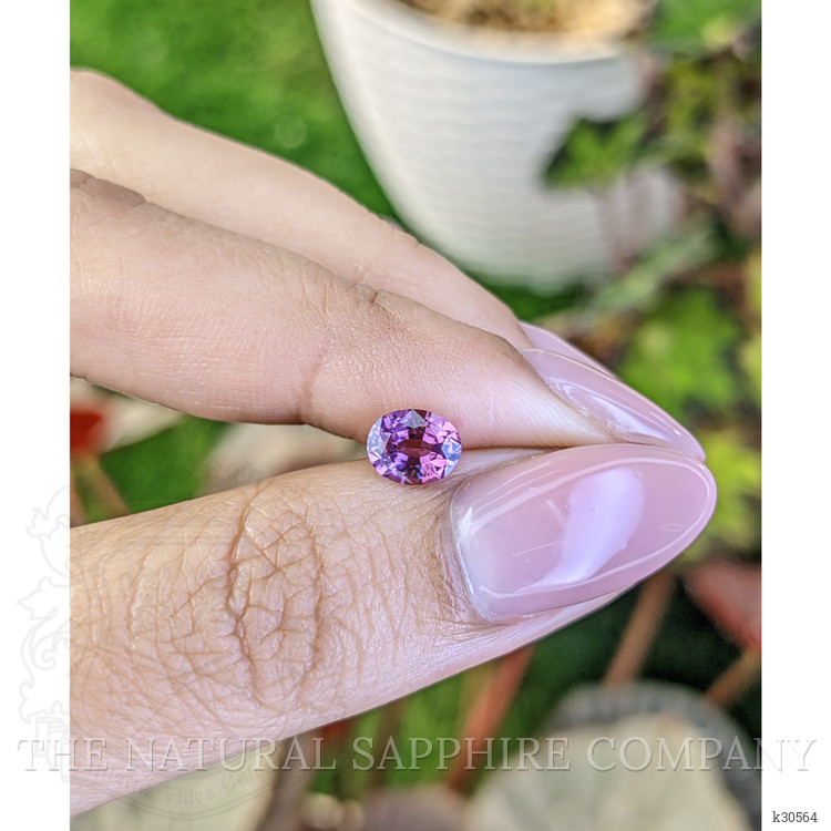 0.80 Ct. Pinkish Purple Spinel from Ceylon (Sri Lanka)