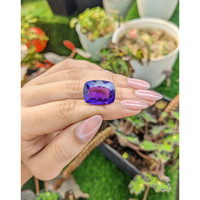 19.60 Ct. Purple Amethyst from Brazil Life Style