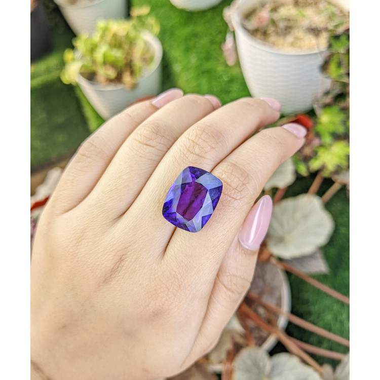 19.60 Ct. Purple Amethyst from Brazil
