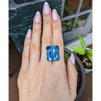 41.07 Ct. Blue Aquamarine from Brazil Life Style