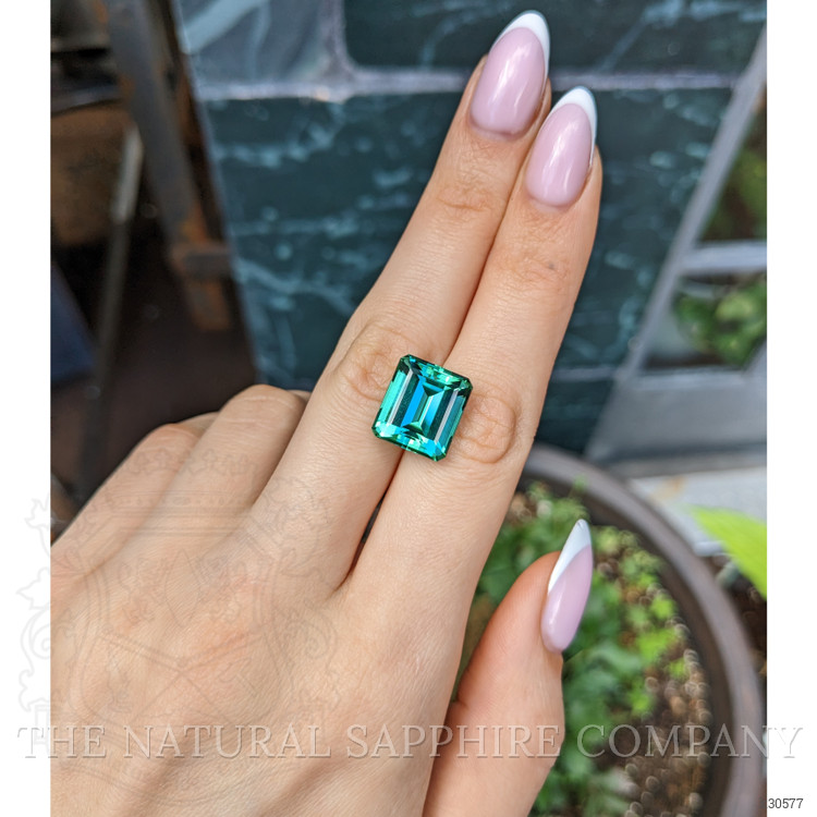12.27 Ct. Bluish Green Tourmaline from Brazil