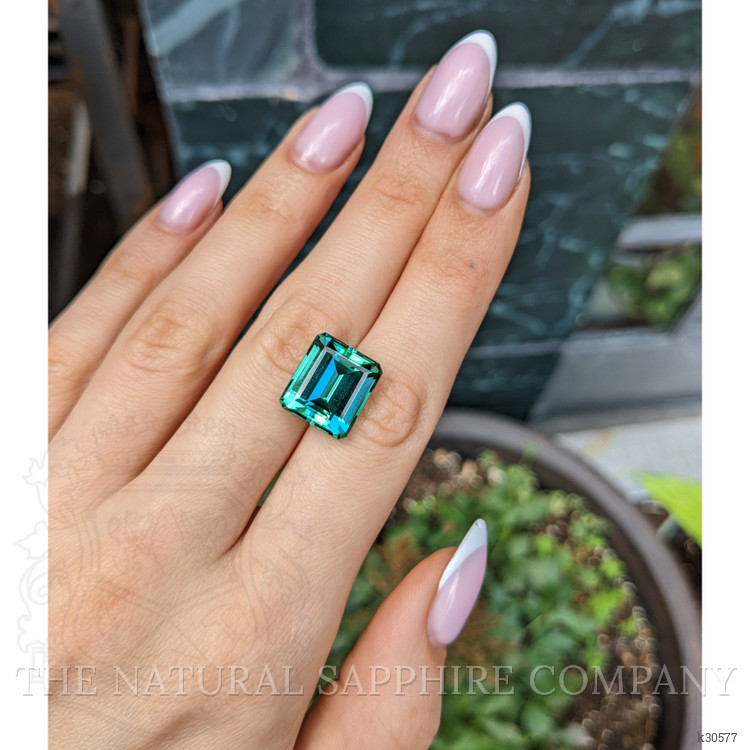 12.27 Ct. Bluish Green Tourmaline from Brazil