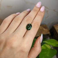 6.13 Ct. Green Tourmaline from Brazil Life Style
