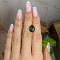 6.13 Ct. Green Tourmaline from Brazil Life Style