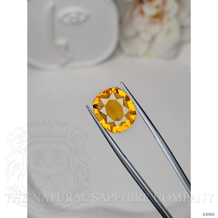 7.65 Ct. Orangish Yellow Citrine from Brazil