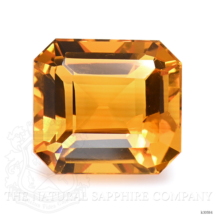 9.54 Ct. Orangish Yellow Citrine from Brazil