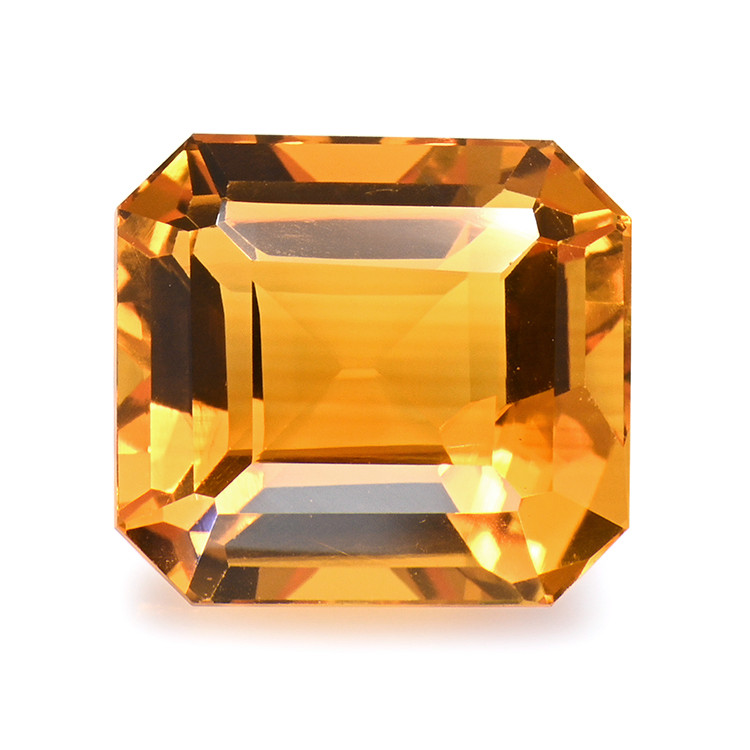 9.54 Ct. Orangish Yellow Citrine from Brazil