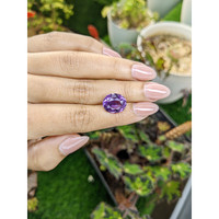 6.60 Ct. Purple Amethyst from Brazil Life Style