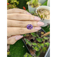 6.60 Ct. Purple Amethyst from Brazil Life Style