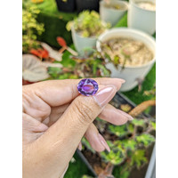 6.60 Ct. Purple Amethyst from Brazil Life Style