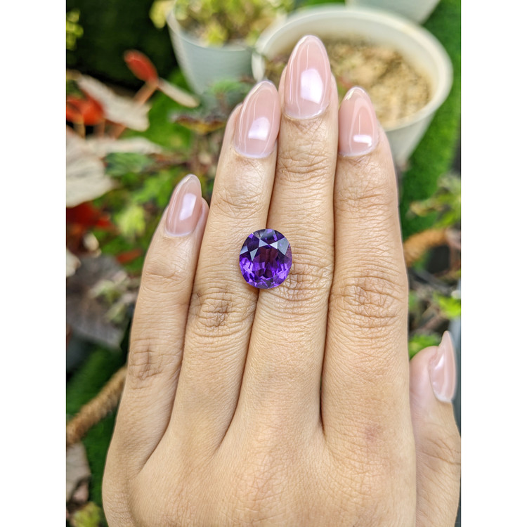 6.60 Ct. Purple Amethyst from Brazil