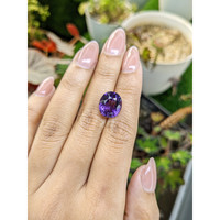 6.60 Ct. Purple Amethyst from Brazil Life Style