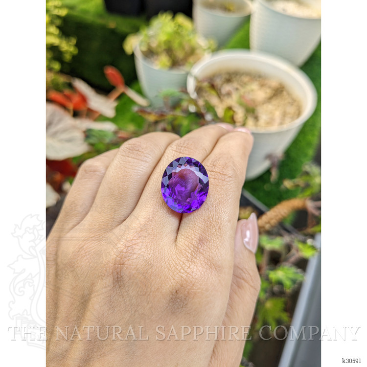 15.20 Ct. Purple Amethyst from Brazil
