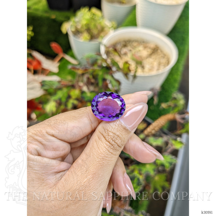 15.20 Ct. Purple Amethyst from Brazil